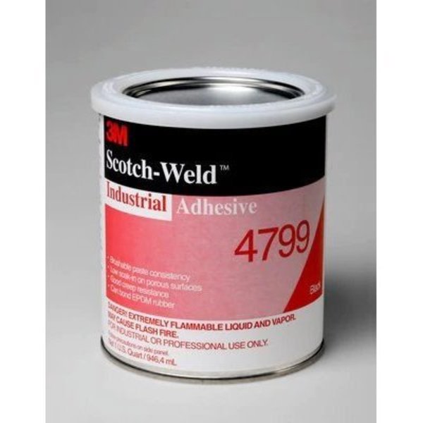 3M Oil & Gas Industrial Adhesive 4799 Black, 1 Gallon 62479975302